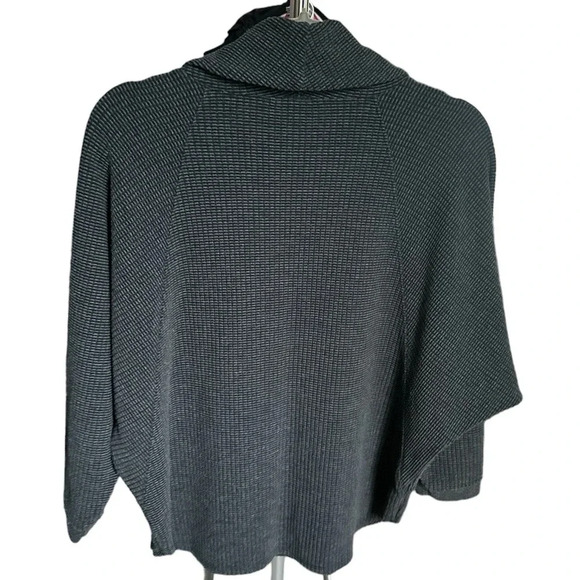 Lilla P Textured Waffle Oversized Easy Turtleneck - Picture 6 of 10